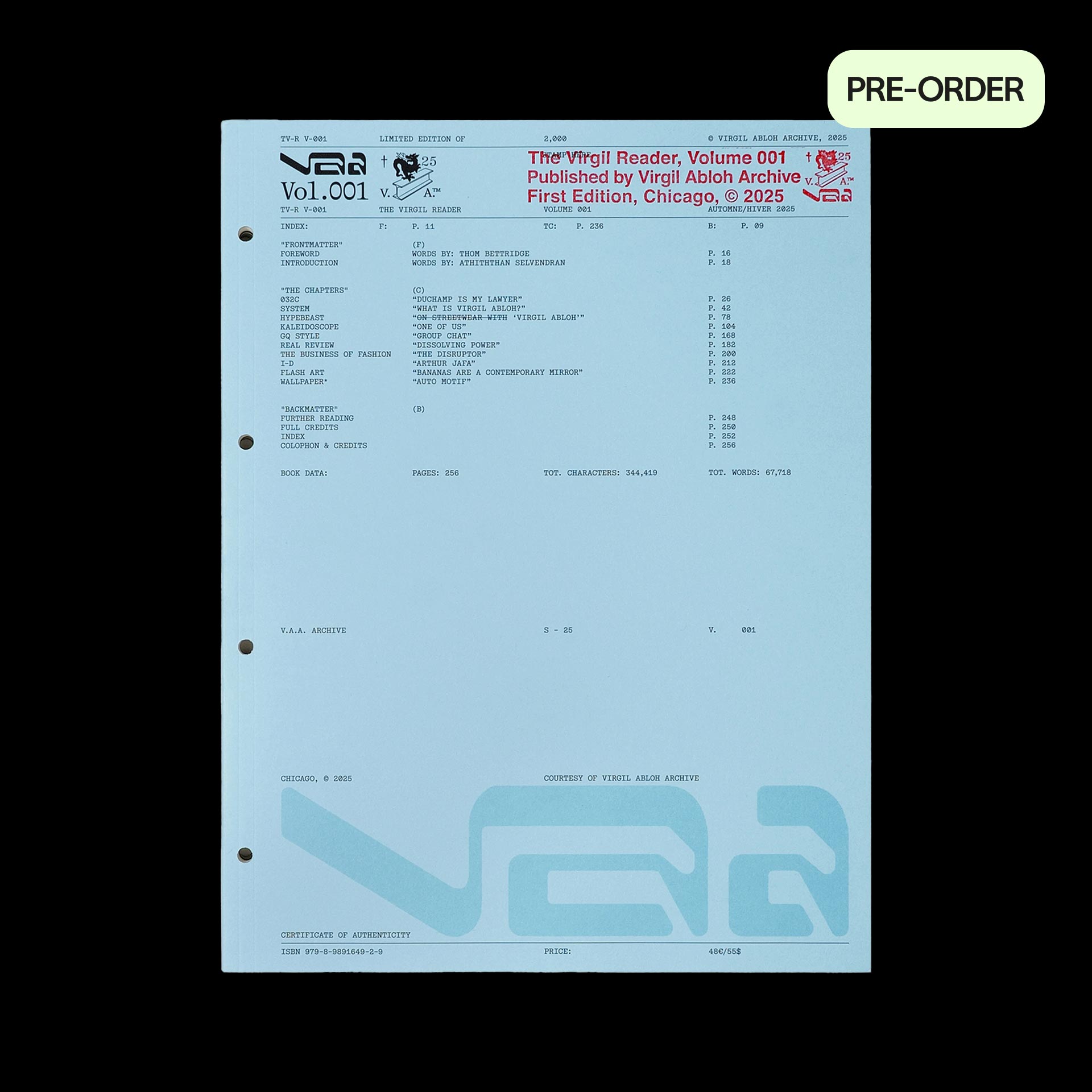 The Virgil Reader Volume 001 – WK®